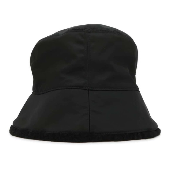 Prada Bucket Hat Re Nylon Shearling Black - Picture 3 of 15